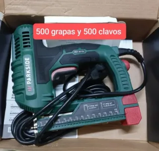 Pistola grapadora clavadora Parkside nueva top