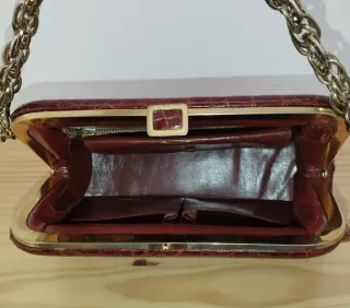 BOLSO PIEL DE COCODRILO