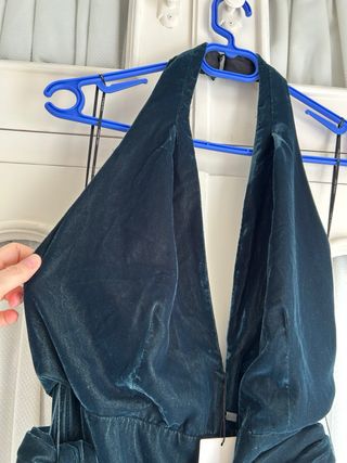 Mono largo terciopelo de Zara