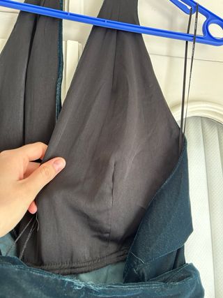 Mono largo terciopelo de Zara