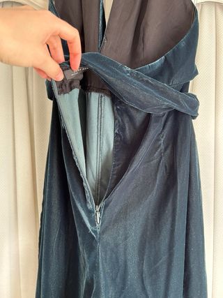 Mono largo terciopelo de Zara