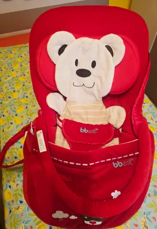 Hamaca para bebé con diseño de oso