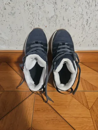 Botas de nieve/apreski/montaña azules