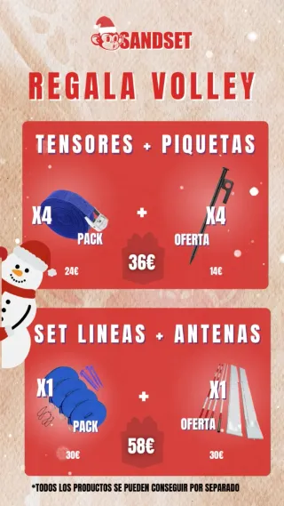 Tensores Pro para red Voley Playa