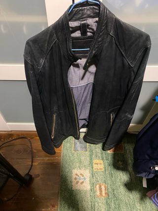 Cazadora Piel Hombre Massimo Dutti Talla M