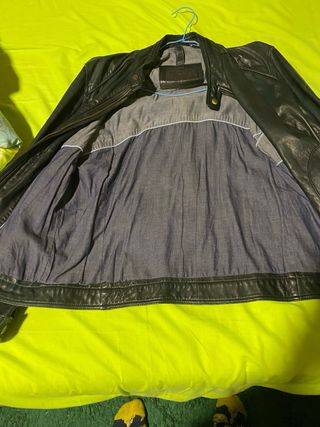 Cazadora Piel Hombre Massimo Dutti Talla M