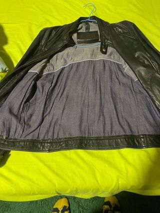 Cazadora Piel Hombre Massimo Dutti Talla M