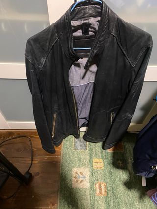 Cazadora Piel Hombre Massimo Dutti Talla M