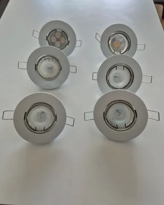 Lote focos empotrables halógenos + transformadores