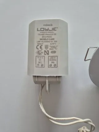 Lote focos empotrables halógenos + transformadores