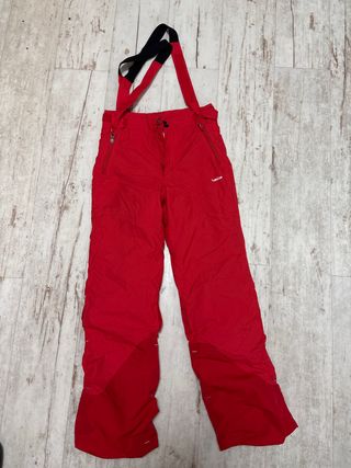 Pantalones de esquí rojos para niño (12 años)