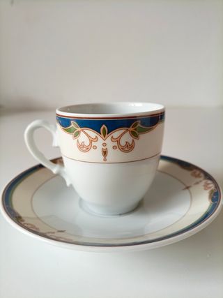 Juego de café porcelana Irabia