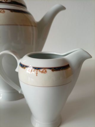 Juego de café porcelana Irabia
