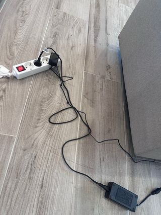 Butaca articulada eléctrica tela gris