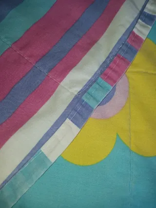 Colcha reversible cama 90 cm con cojin