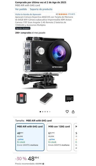 Kit Accesorios GoPro / APEXCAM