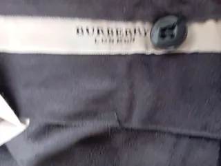 Pantalones de vestir Burberry grises