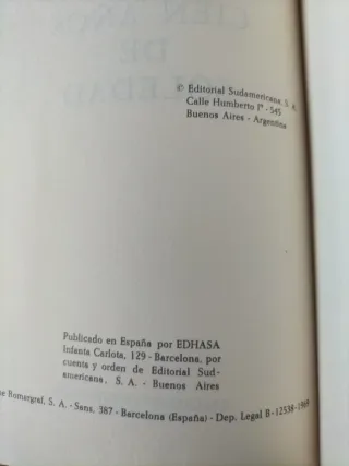 Cien años de soledad