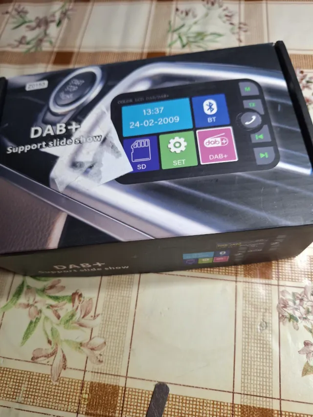 Receptor Radio Coche DAB+ Bluetooth SD