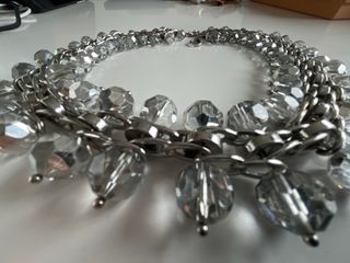 Collar espectacular cristal y metal