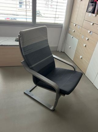 Sillón Poäng Ikea Madera y Tela