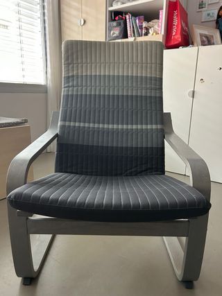 Sillón Poäng Ikea Madera y Tela
