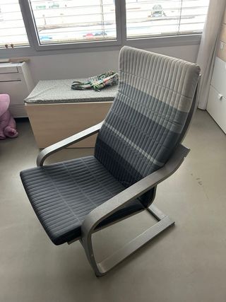 Sillón Poäng Ikea Madera y Tela
