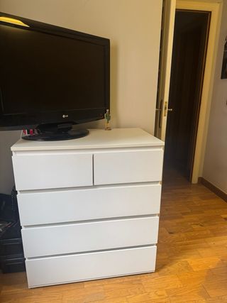 Cómoda blanca 6 cajones