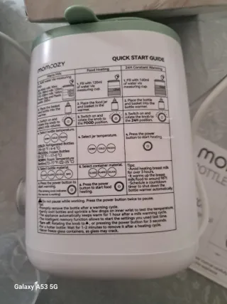 Scaldabiberon Momcozy MW02 Nutri Nuovo