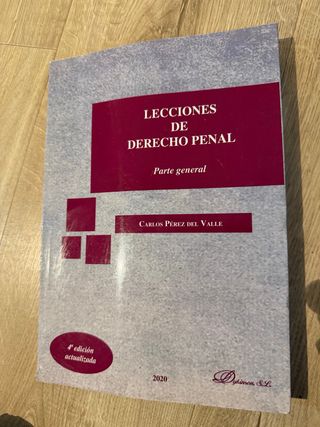 Lecciones de derecho penal parte general