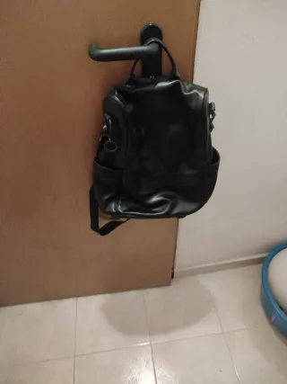Mochila Antirrobo Polipiel Negra
