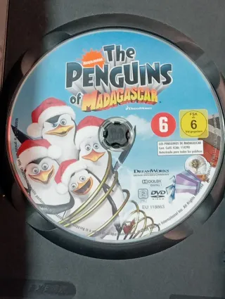 DVD Los Pingüinos de Madagascar: Aventuras Navideñ