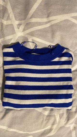 Jersey Pull&Bear Rayas Azul y Blanco
