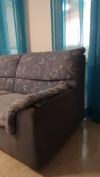 Sofá Cama Azul 2-3 Plazas