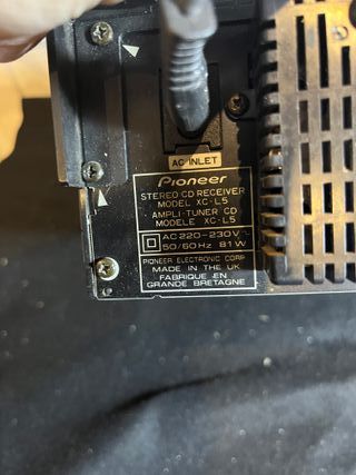 Equipo música amplificador Pioneer XC-L5 Stereo