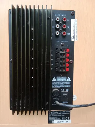 SUBWOOFER Y ALTAVOCES