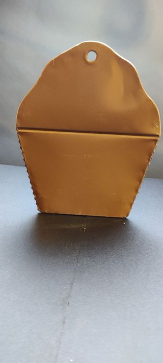 Porta oggetti latta vintage Natale Babbo Natale