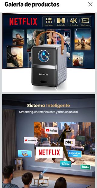 Proyector Wimius P61 Negro estrenar