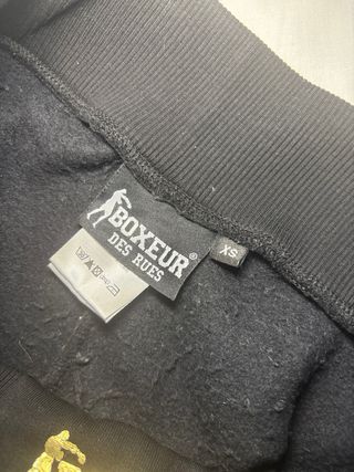 Boxeur Des Rues Pantalon Negro con Calaveras