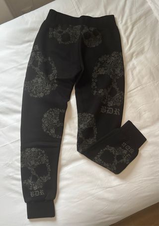 Boxeur Des Rues Pantalon Negro con Calaveras