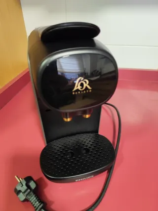 Cafetera Philips L'OR BARISTA negra y gris