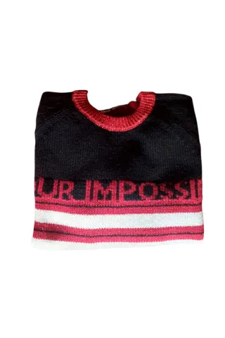 Maglione Pinko Vintage Donna Righe Rosse Bianche