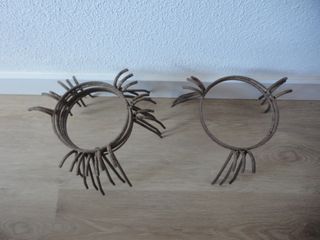 17 SOPORTES DE HIERRO