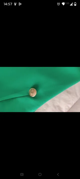 Tailleur donna verde e giallo. Modello E.Franchi