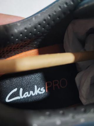 Clarks Pro Lace Piel Azul Talla 40 EU