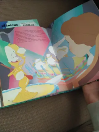 Libros Disney: La Sirenita y La Bella y la Bestia