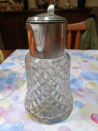 Caraffa Vintage Cristallo e Silver Plated