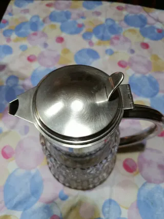 Caraffa Vintage Cristallo e Silver Plated