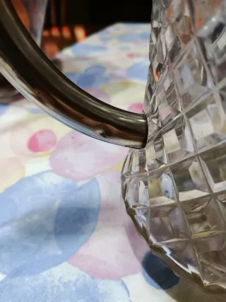 Caraffa Vintage Cristallo e Silver Plated
