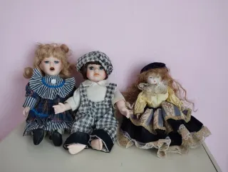 Bambole da collezione in ceramica